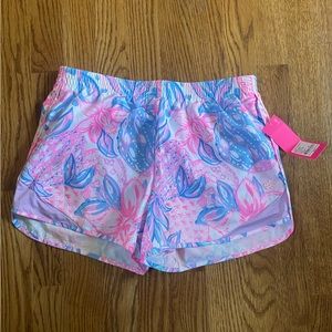 Lilly Pulitzer Ocean Trail Shorts Snappy Turtle Pink Isle Sz XS